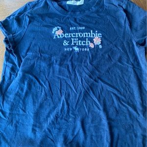 abercrombie fitch flowered t-shirt